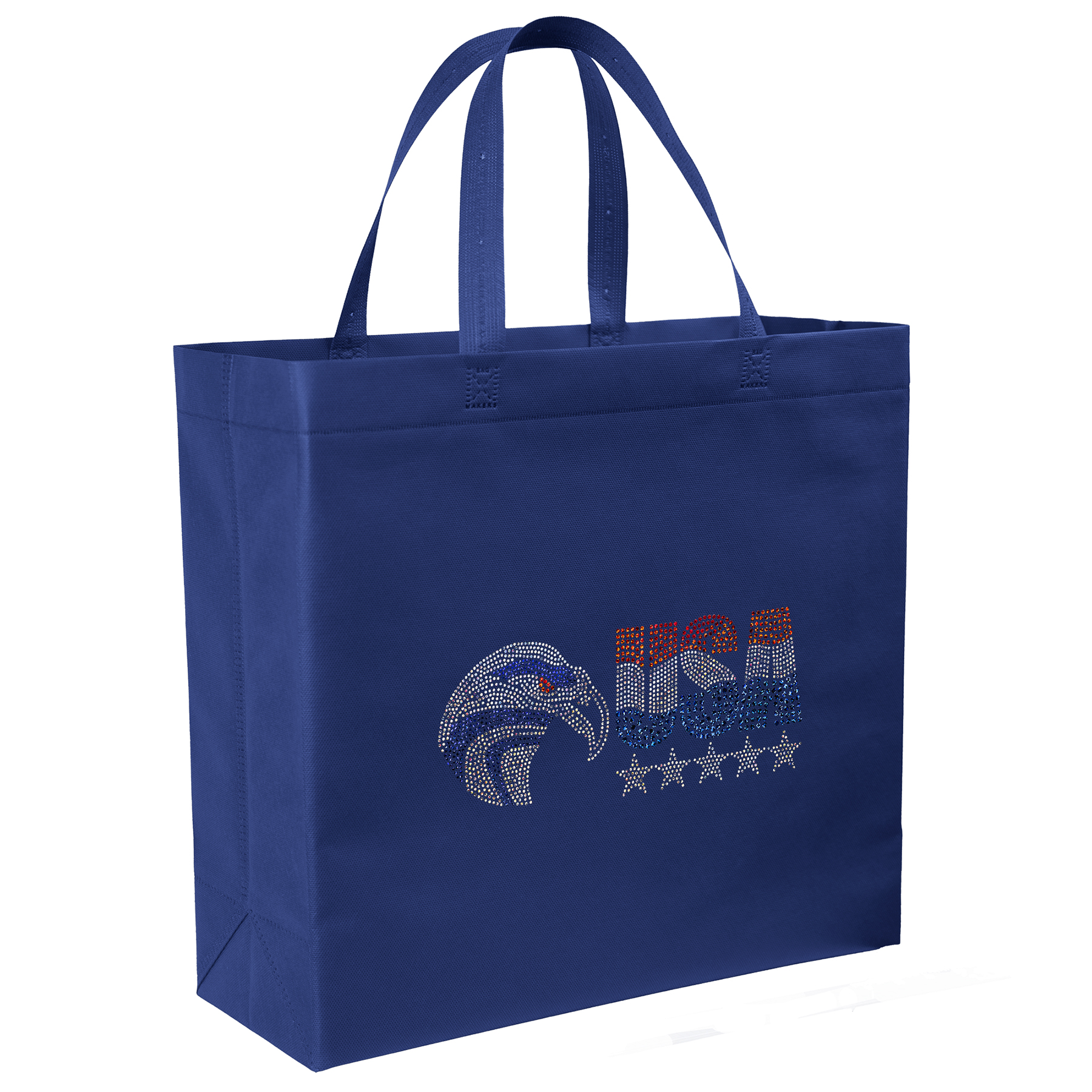 Patriot™- USA Made Non-Woven Tote - Sparkle 21