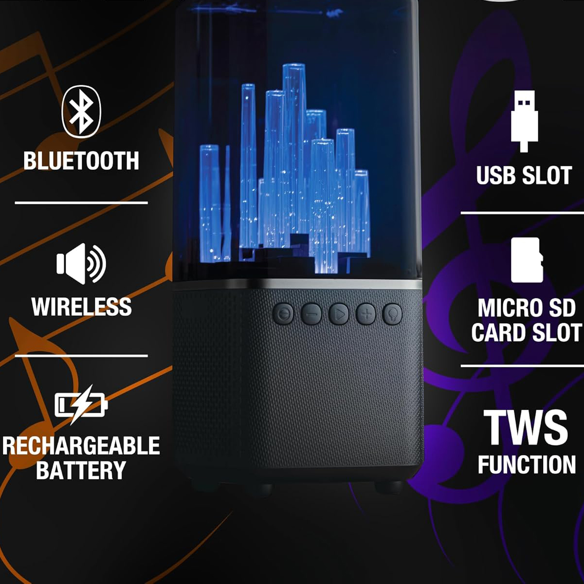 Color Changing Wireless LED Speaker 2