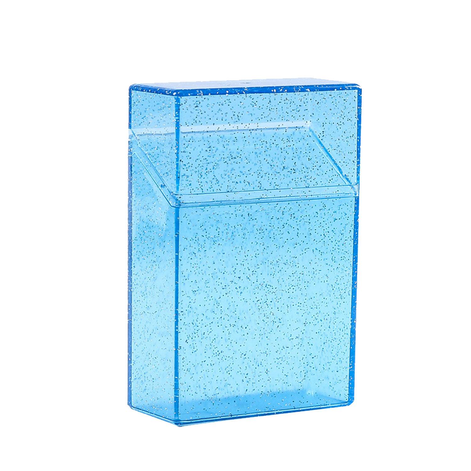 Portable Plastic Transparent Thin Cigarette Storage Case 8