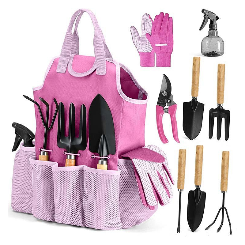 9" 1 Gardening Tool Kit with Tote Bag 4