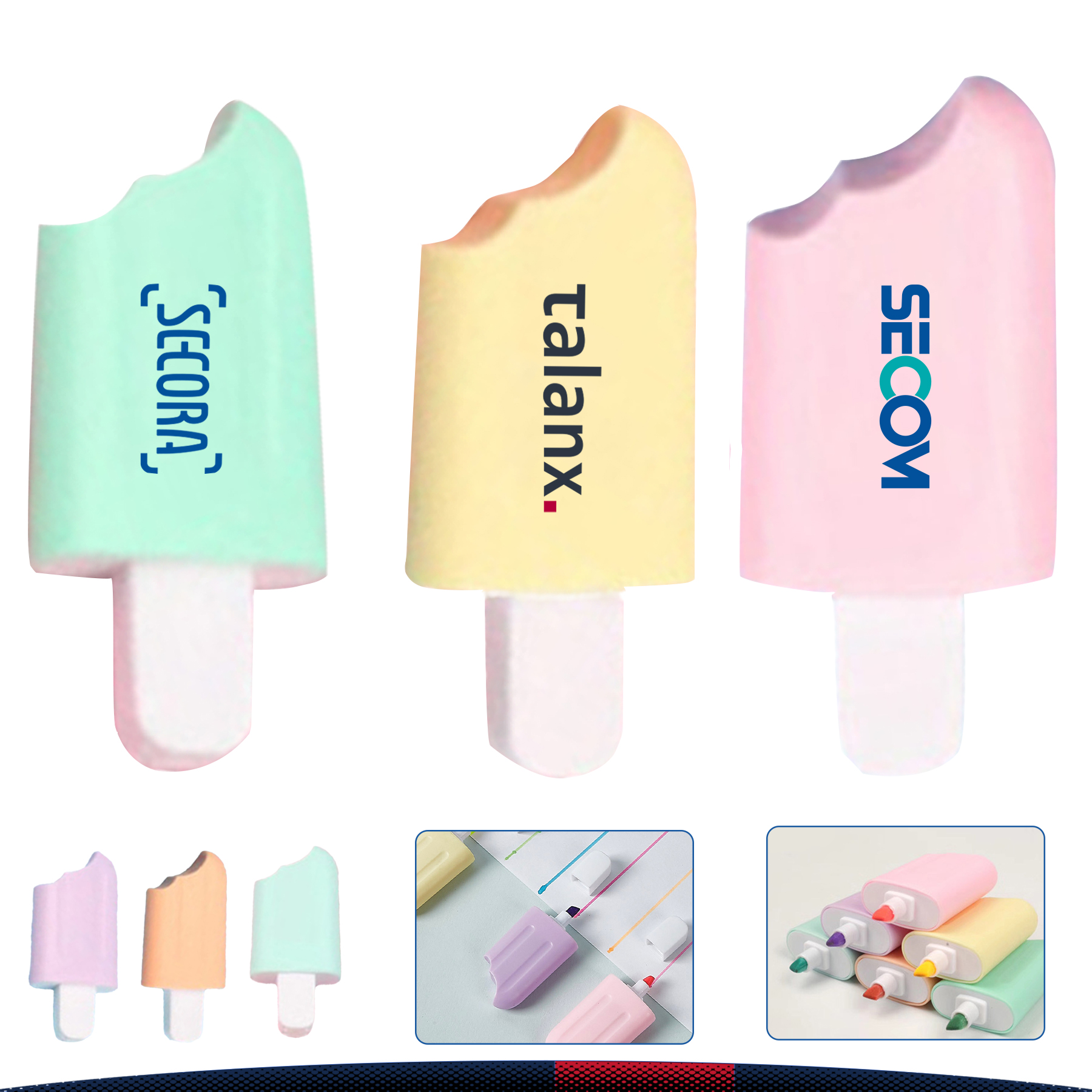 Ice Cream Highlighter Set 6