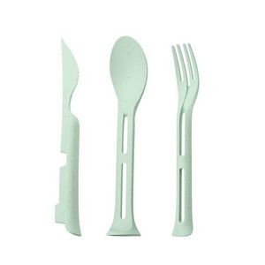 3 In 1 Portable Plastic Utensil Set Knife Fork Spoon 5