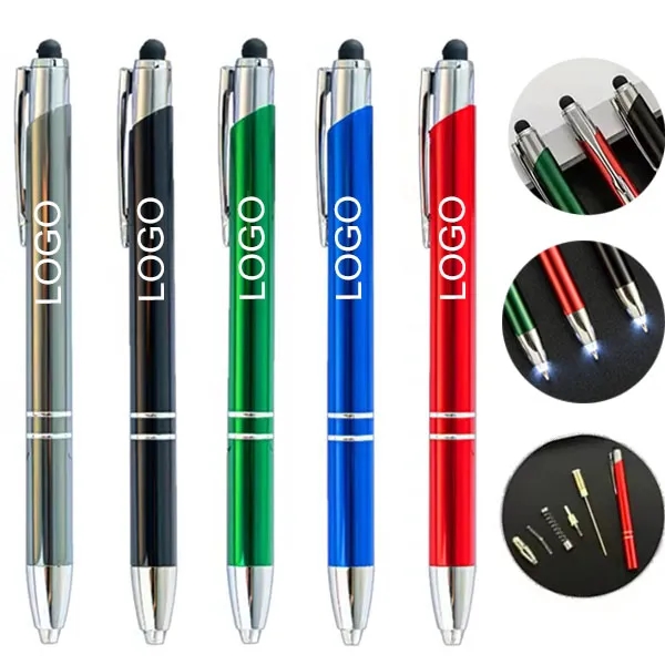 LED Light Up Stylus Ballpoint Pen 3