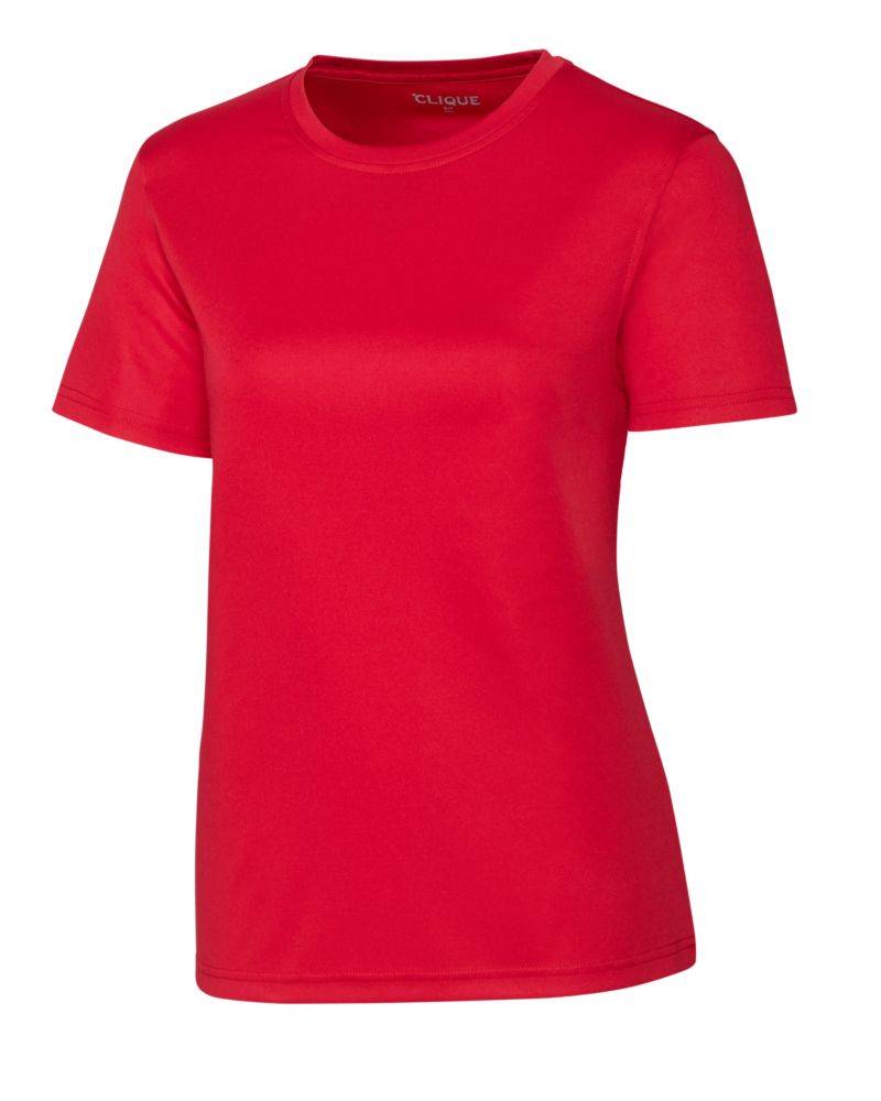 Clique Spin Solution-dyed Performance Jersey Womens Short Sleeve Tee 28
