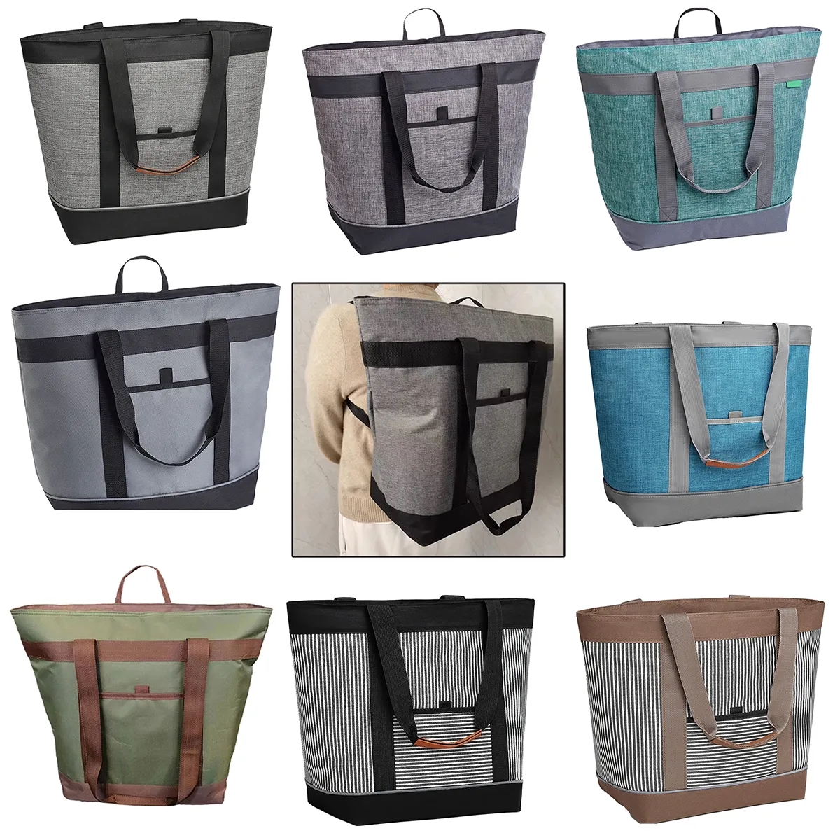 Large Folding Waterproof Insulated Camping Picnic Bag 3