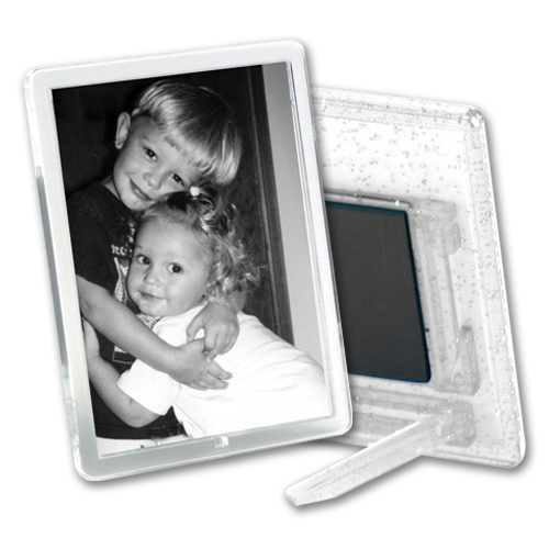 2 x 2 7/8 Translucent Magnetic Snap-In Frame 5