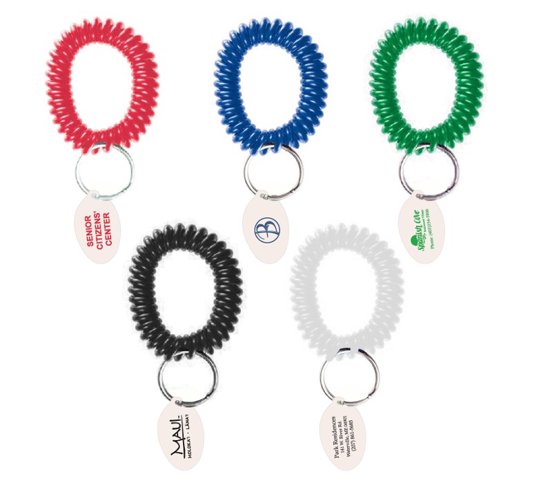 Coil Bracelet Key Tag 5