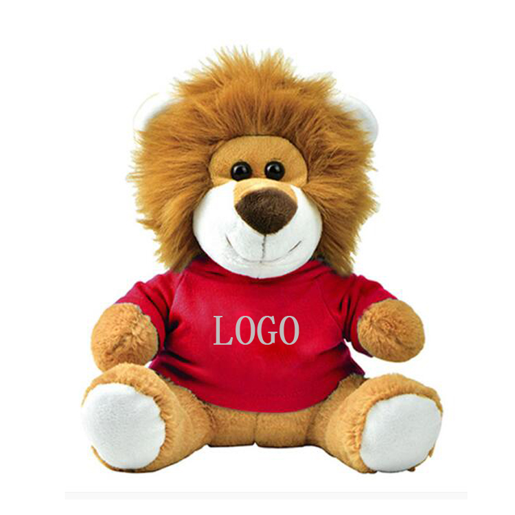 8" Plush Lion w/T-Shirt 3