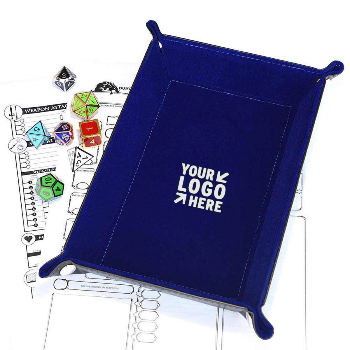Dice Foldable Rectangle Tray 6