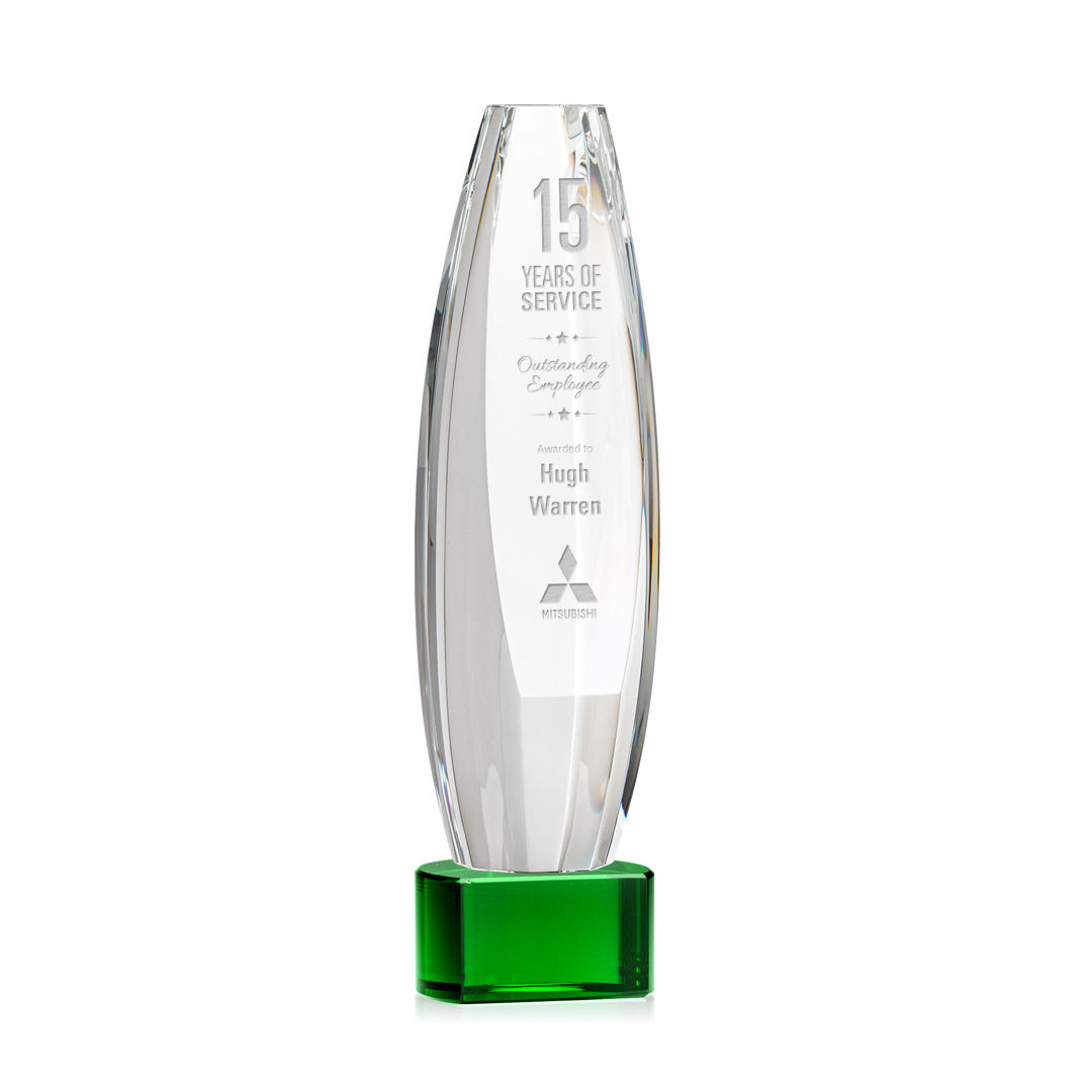 Hoover Award on Paragon Base - Green 5