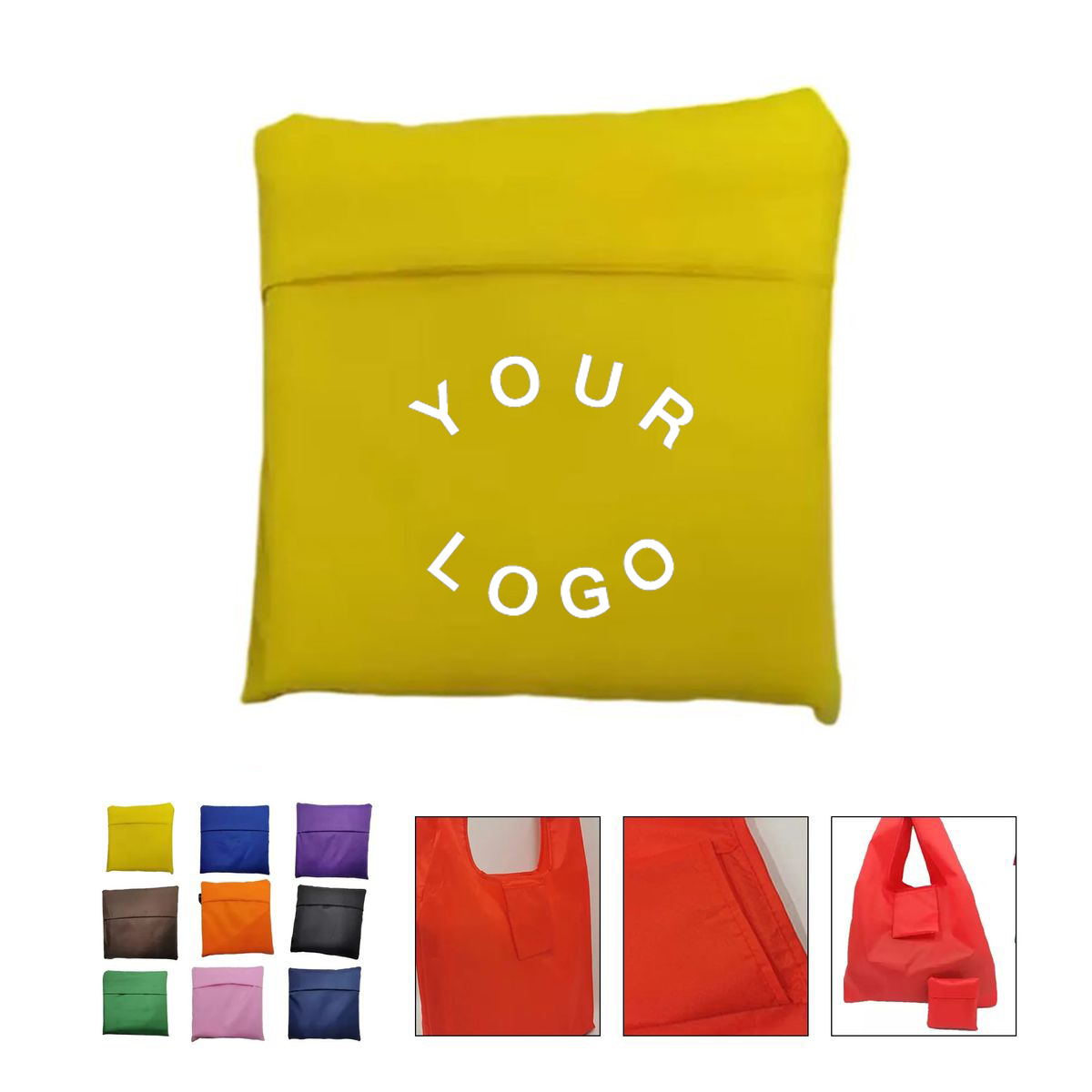 Foldable Terylene Shopping Bag 13.8 Inch 4