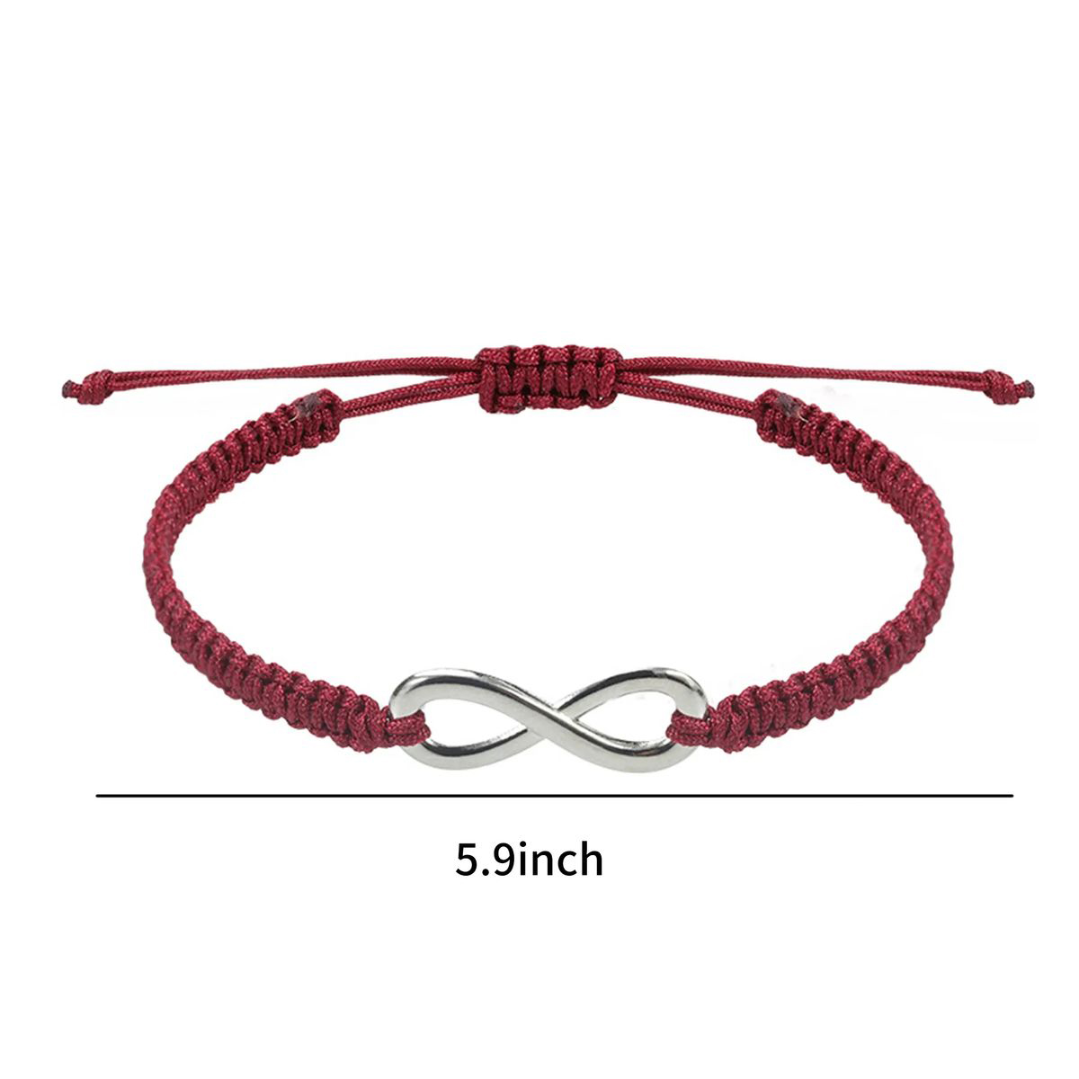 Woven Wristband with Stainless Steel Accent 13