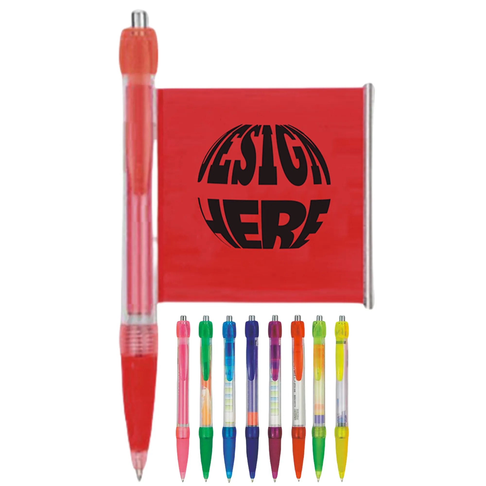 Pull-Out Banner Ballpoint Pen Drawing 2