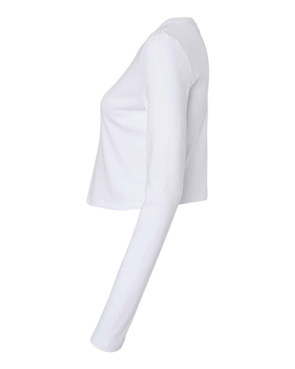 Women's Micro Rib Long Sleeve Baby Tee - 1501 4