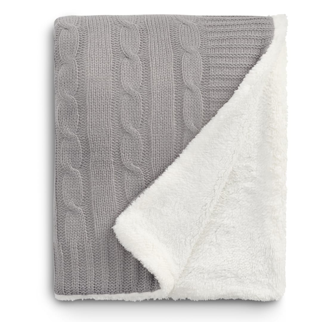 Field & Co.® Cable Knit Sherpa Blanket 103