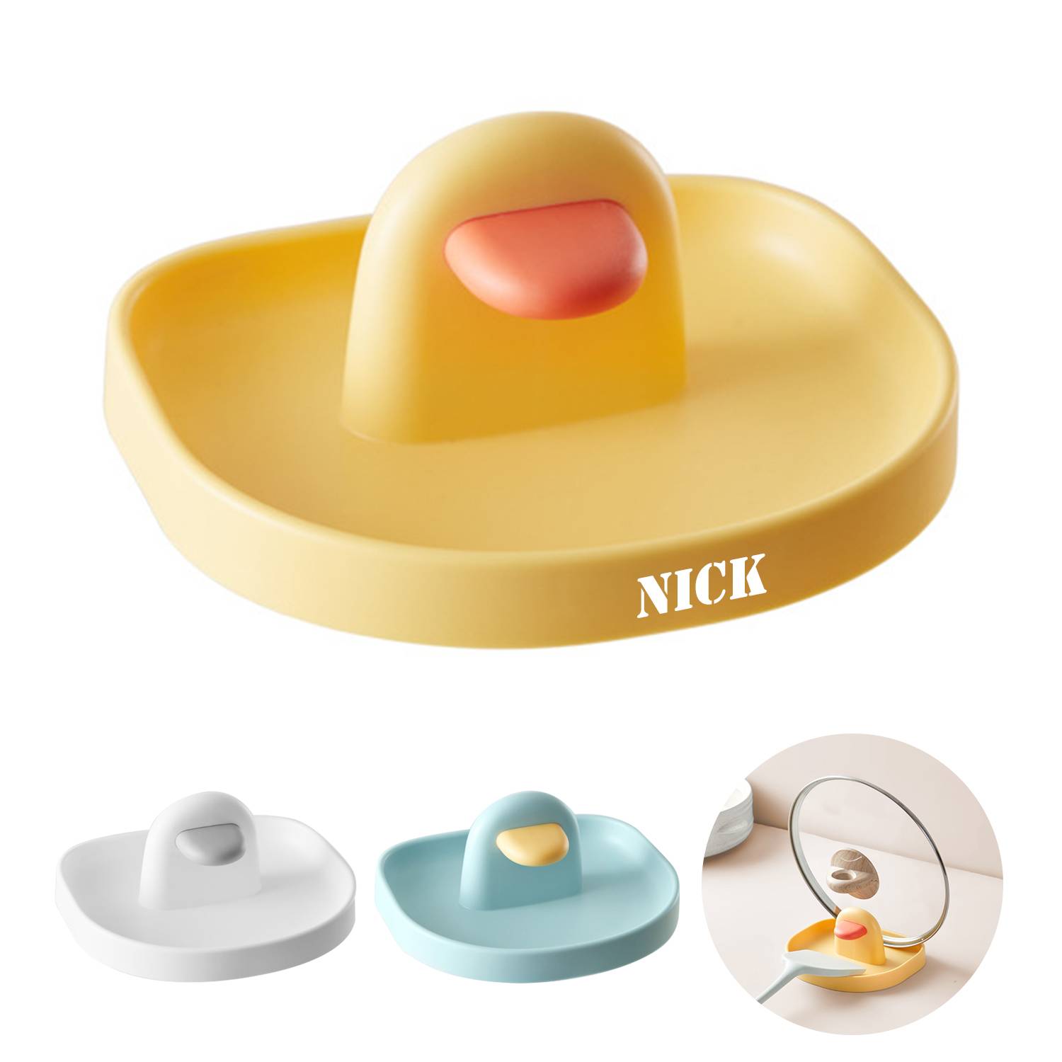 Pot lid rack tongs rest holder 9