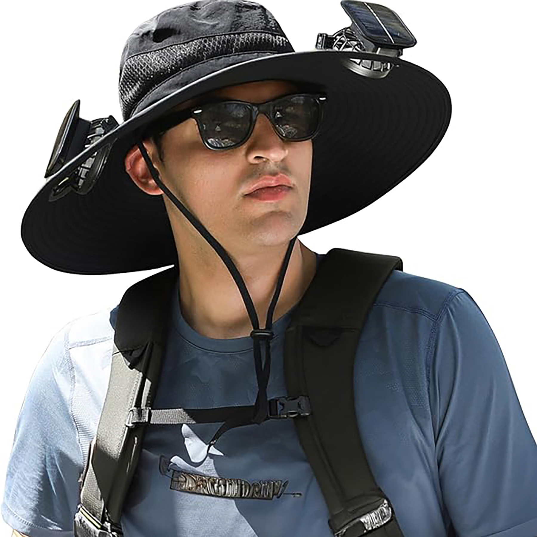 Solar Powered Cooling Fan Hat 2
