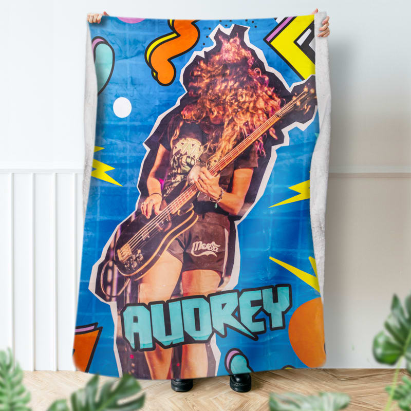 Custom Plush Sherpa Photo Blanket 3