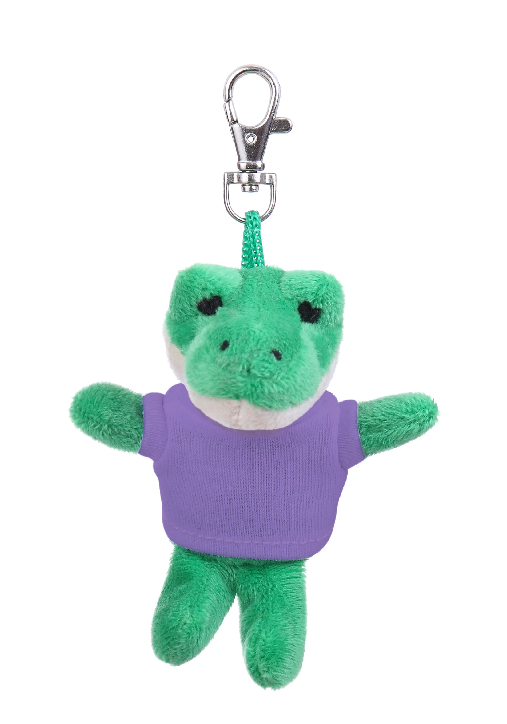 Soft Plush Alligator Keychain with Tee 2