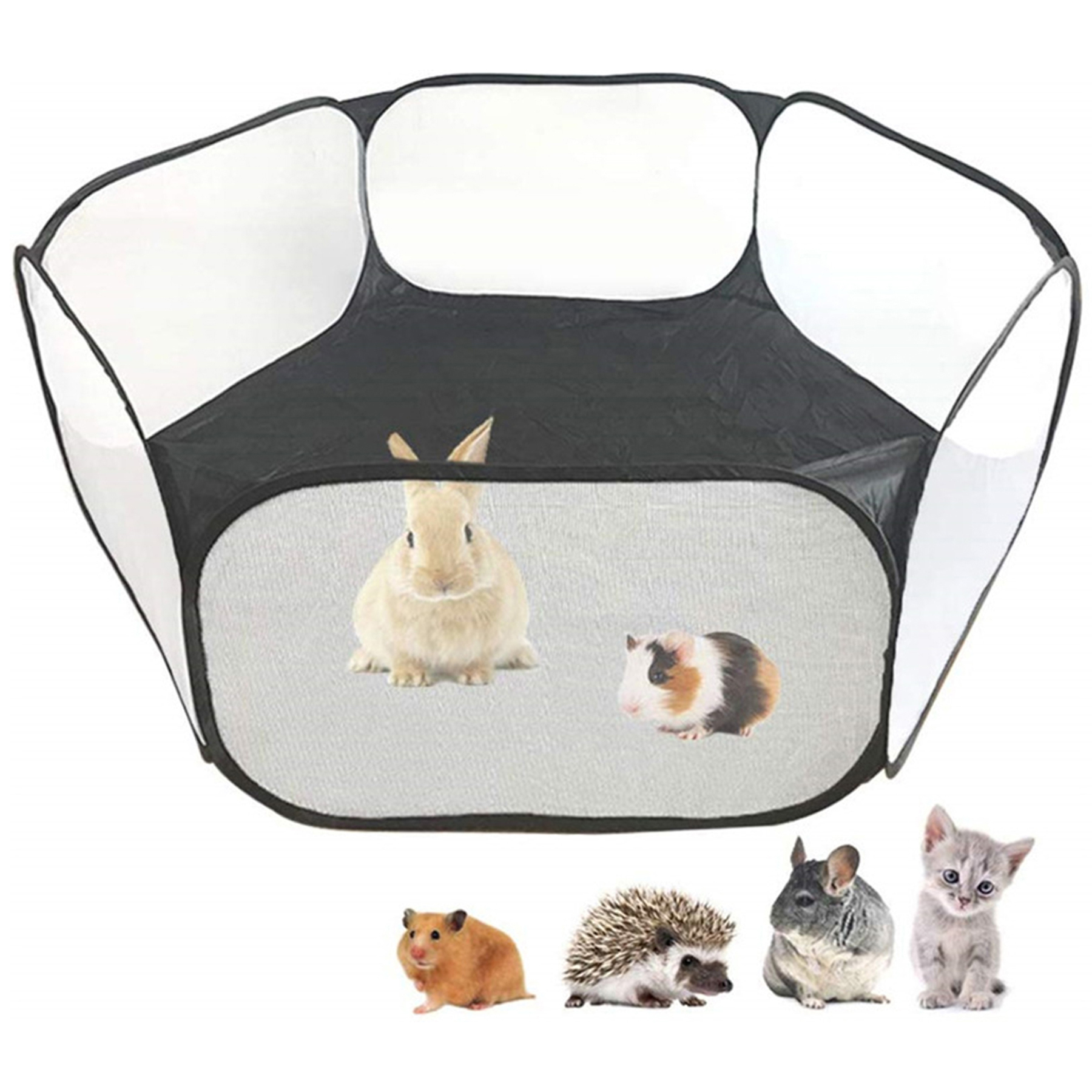 Clear Pet Playpen Pop Open 2
