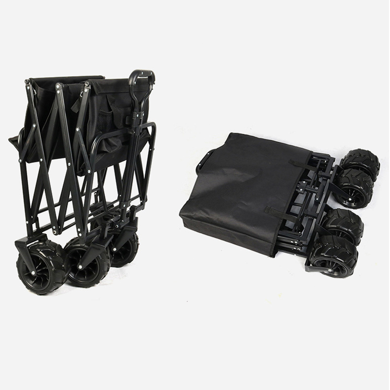 Collapsible Utility Wagon With Beach Wheel 3