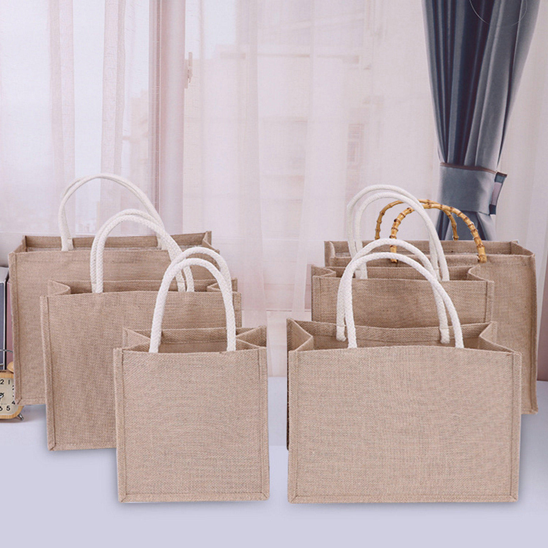 Burlap Tote Bags 1