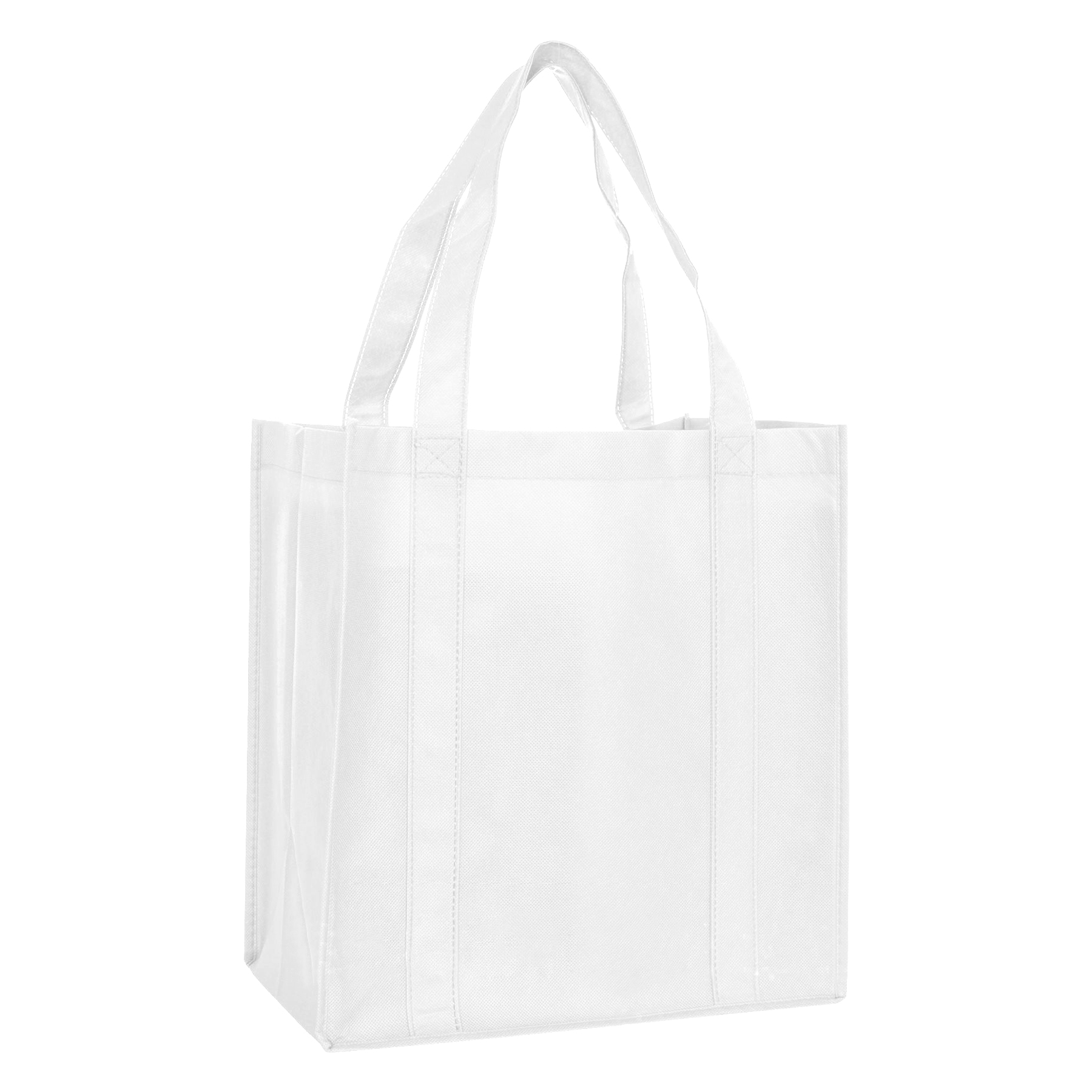 80gsm Grocery Shopping Non-Woven Tote Bag (13" x 15" x 10") 2