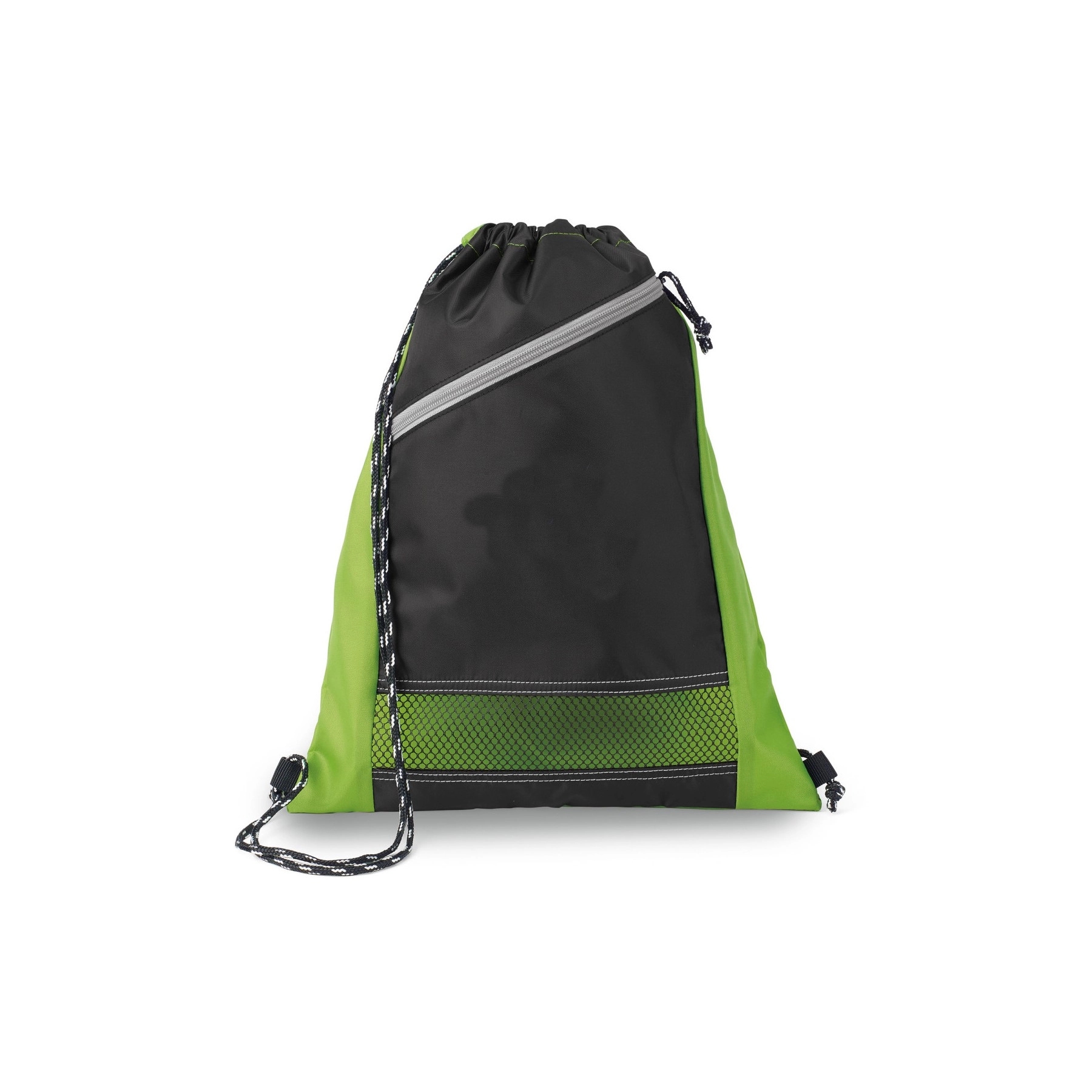 Pocket Polyester Drawstring Backpack 8