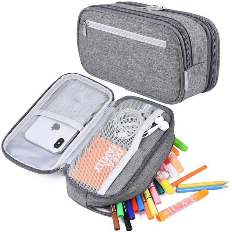 Students School Oxford Pencil Case Bag 6