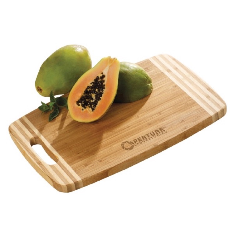 BistroTek Moda Striped Premium Bamboo Cutting Board