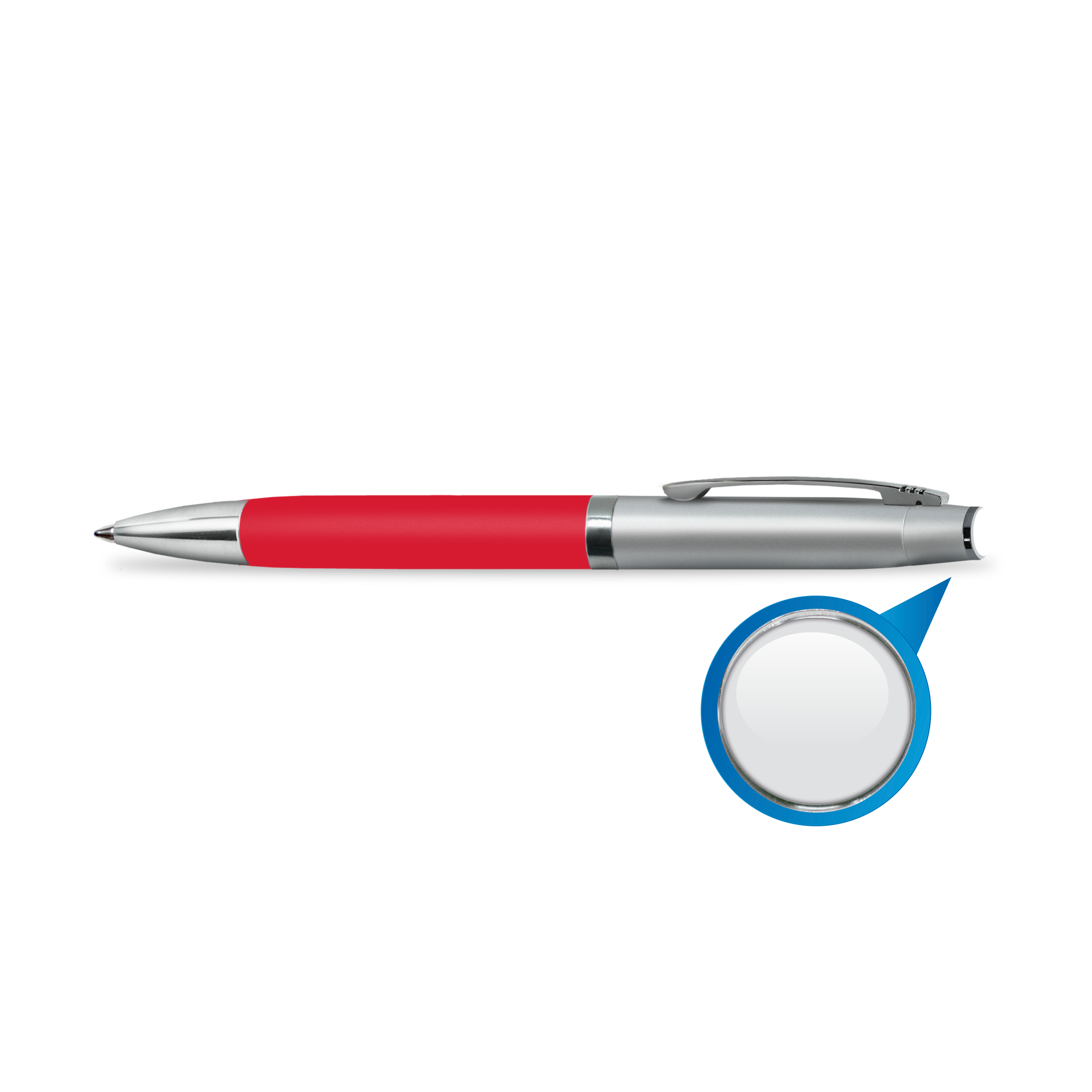 Comfort Grip Logo Top Pen