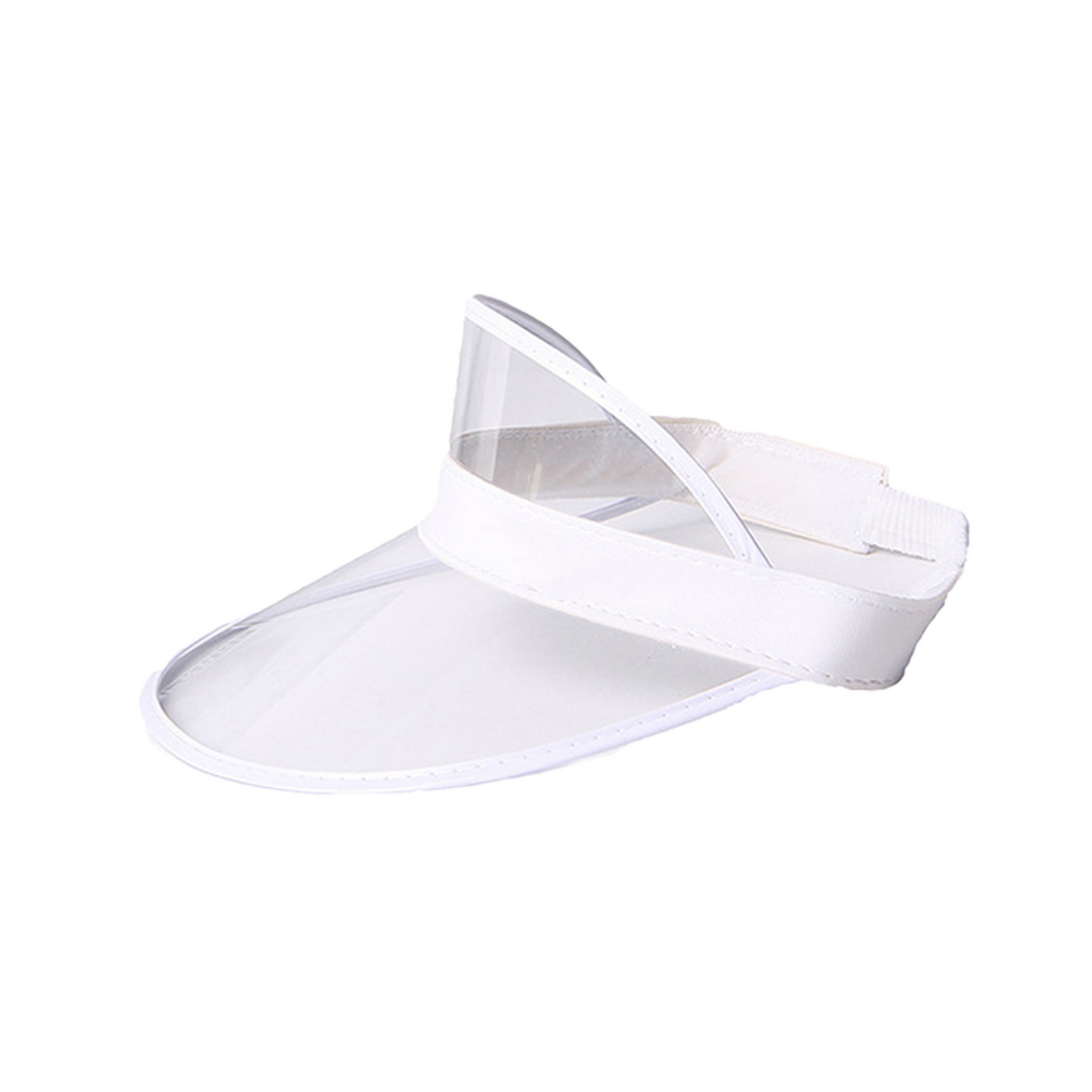 Pvc Clear Sun Visor Hat Uv Protection Face Shield Cap 3