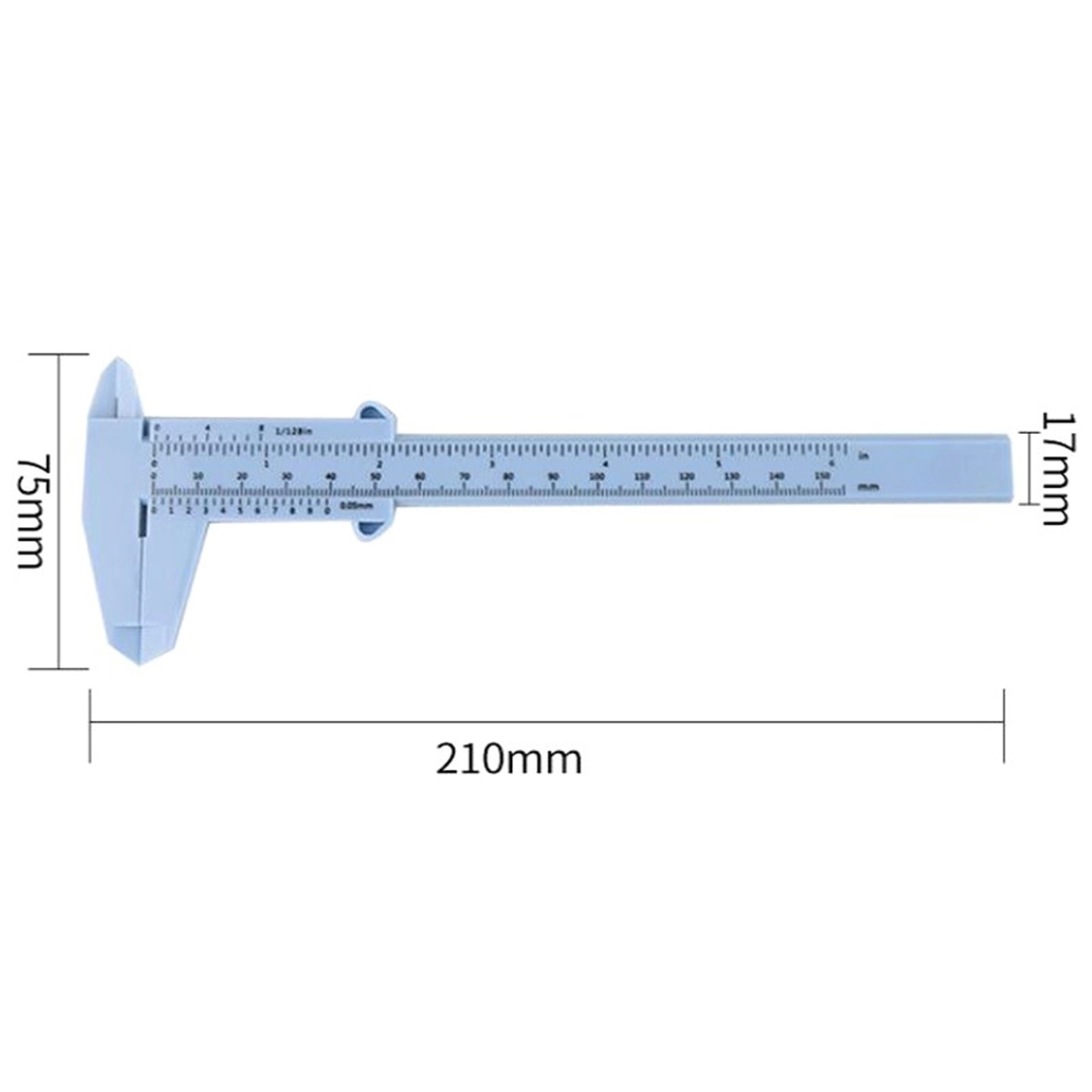 6" Plastic Vernier Caliper 10