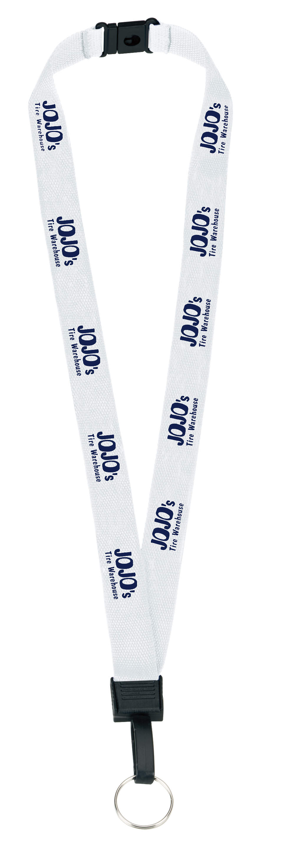 3/4" Breakaway Lanyard with Key Ring 2