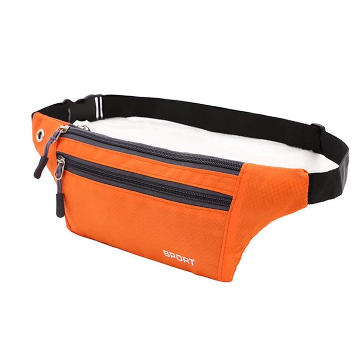 Sport Waist Bag with Zippers 2