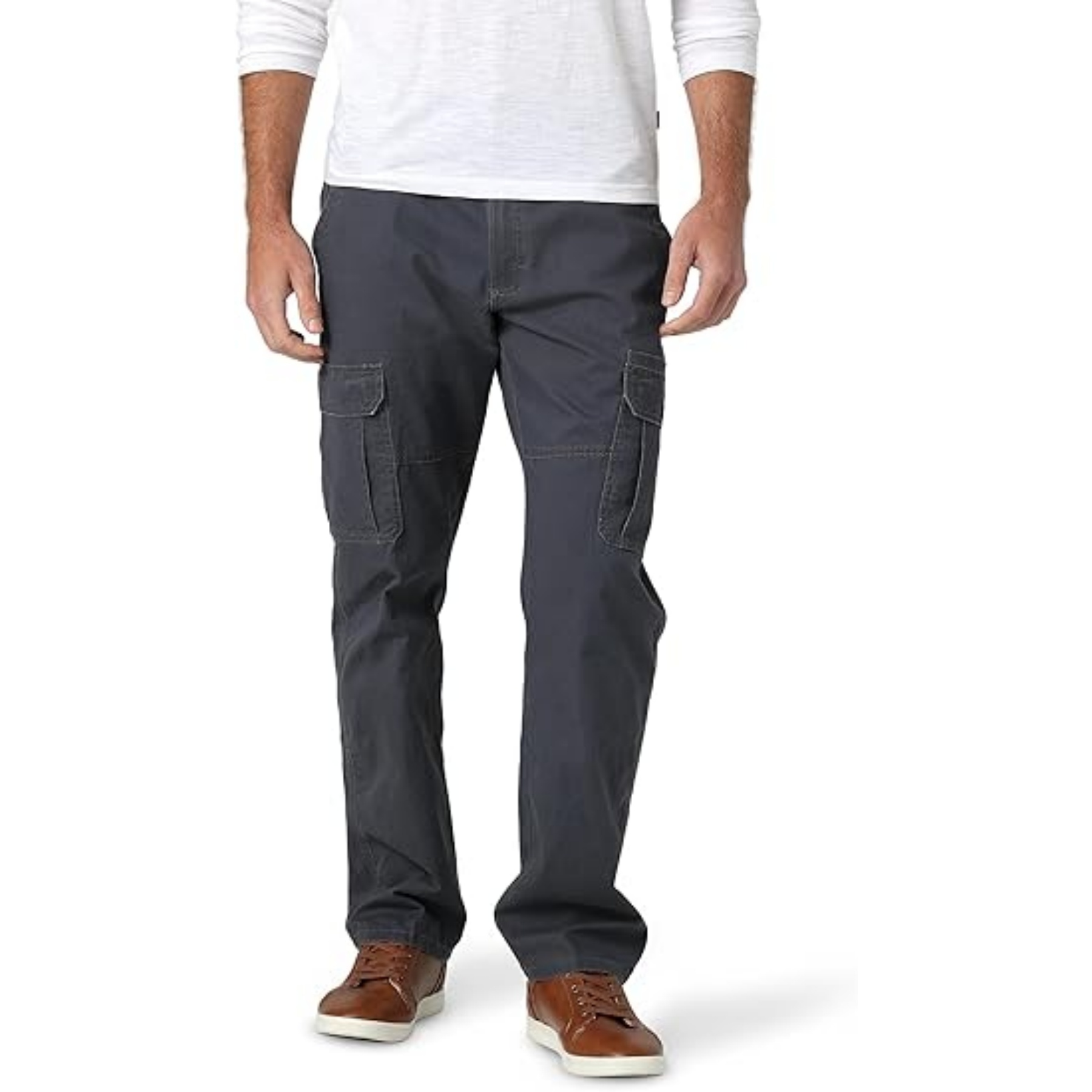 Relaxed Fit Stretch Cargo Pants, custom shorts with logo imprint 8