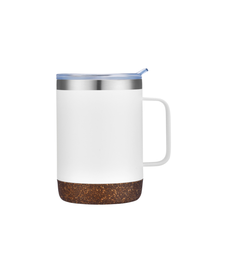 Union Printed - 12 oz Vacuum Mug w/ Cork Bottom - Full Color 5