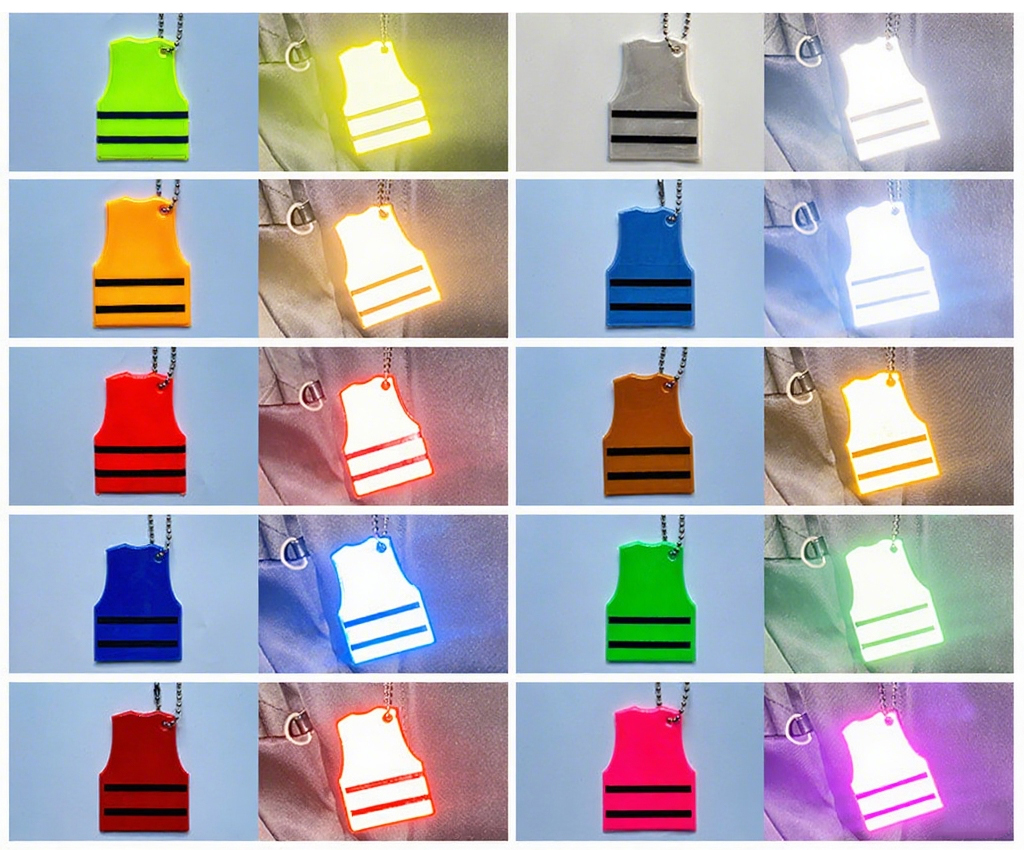 Reflective Safety Vest Keychain 1