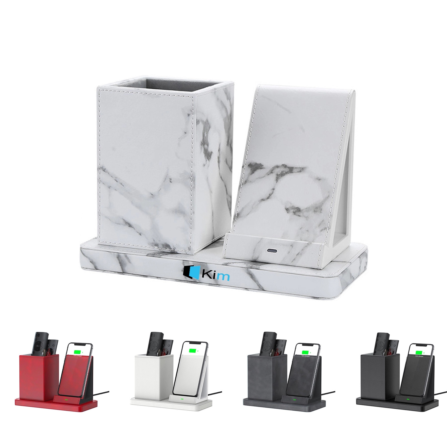 Office Wireless Charging Pen Holder 3