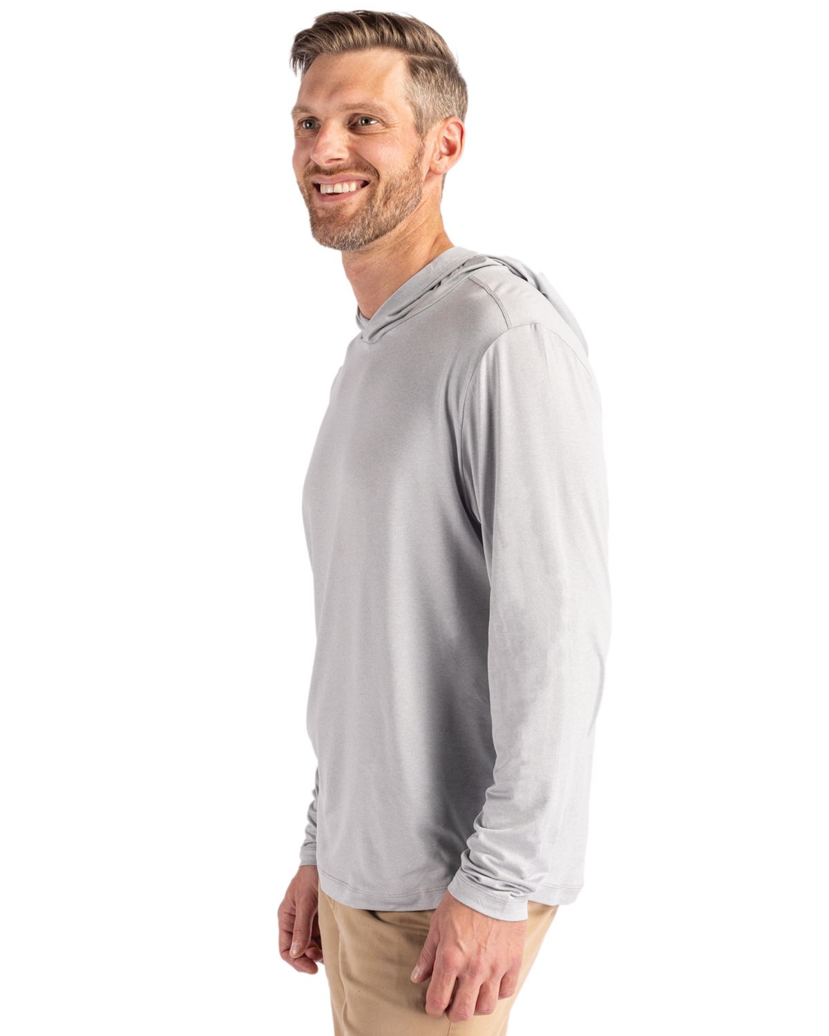 Cutter & Buck Coastline Recycled Double Peached Mens Hooded Pullover 6