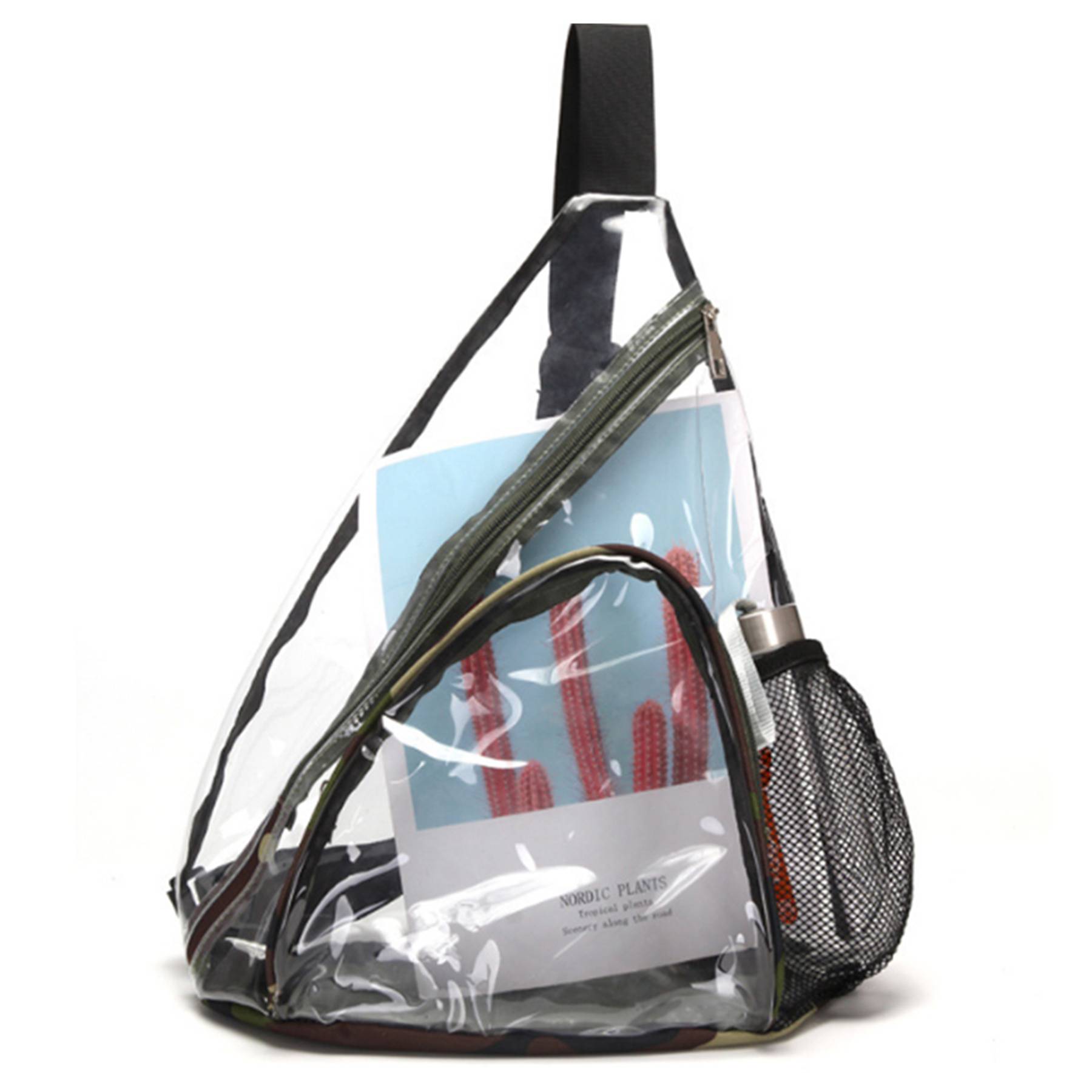 Clear PVC Crossbody Bag With Adjustable Strap 3