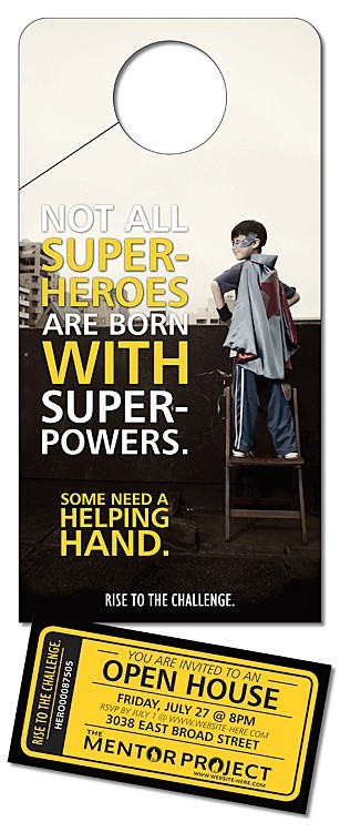 Plastic Door Hanger - 4x10 Laminated with Slit - 14 pt. 3