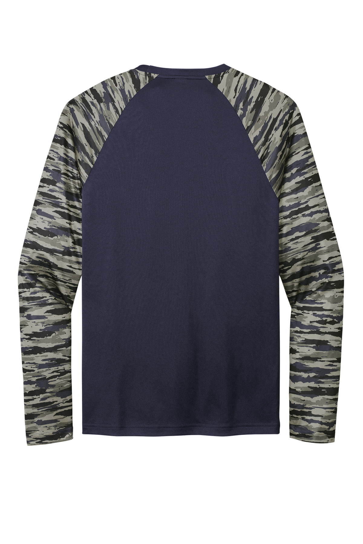 Sport-Tek Drift Camo Colorblock Long Sleeve Tee ST376LS 42