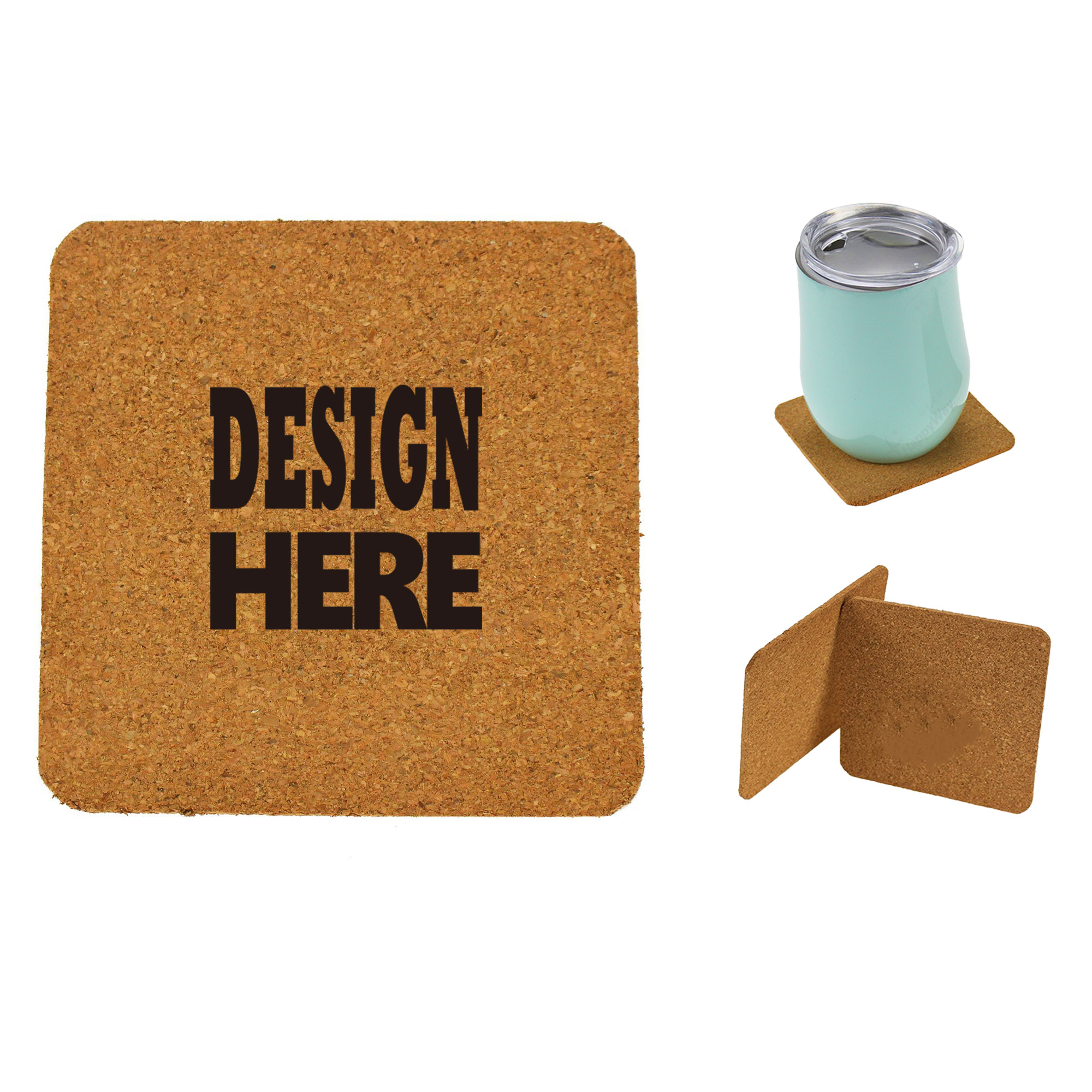MOQ 50 pcs Logo Drink Pads 3