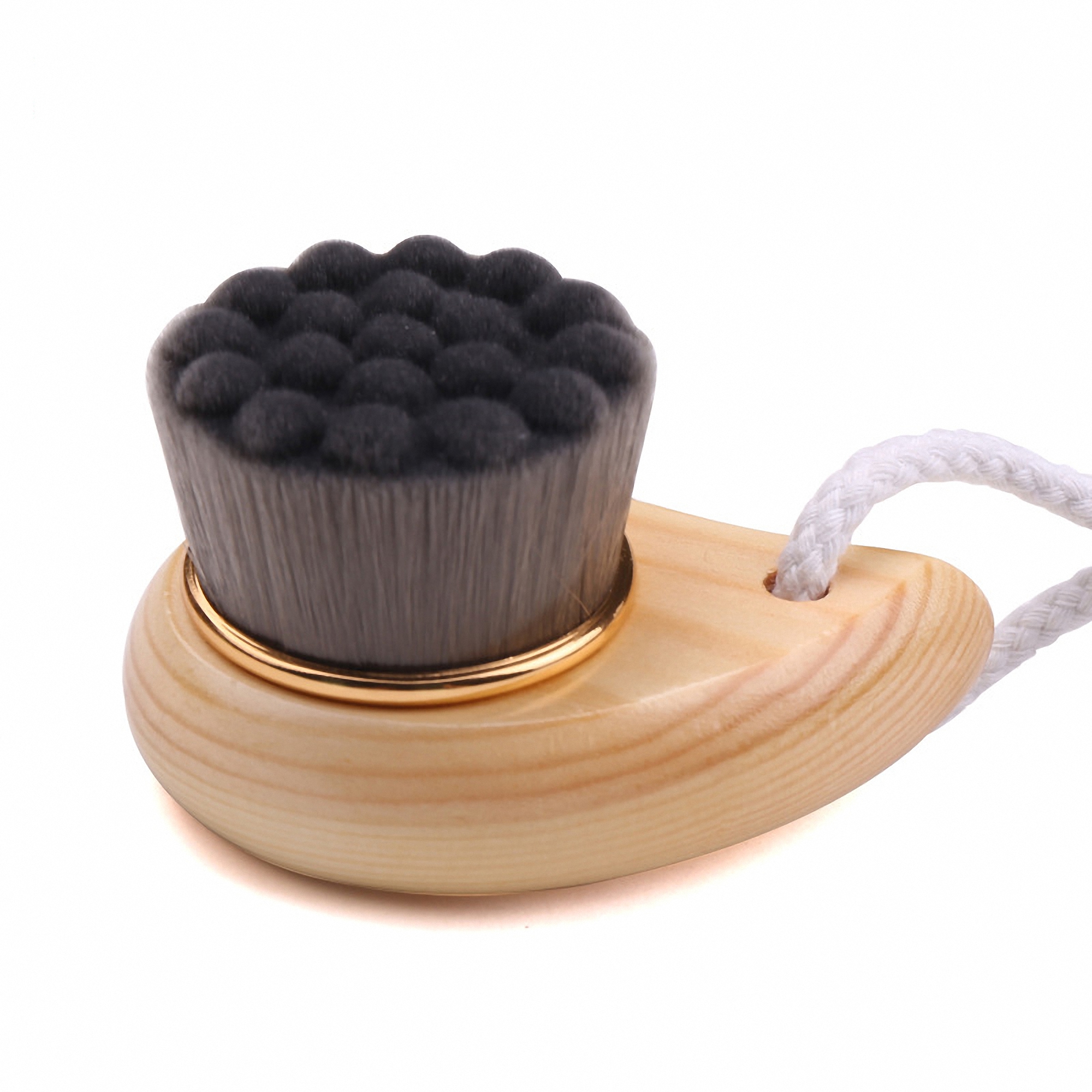 Natural Wood Face Cleansing Brush 4