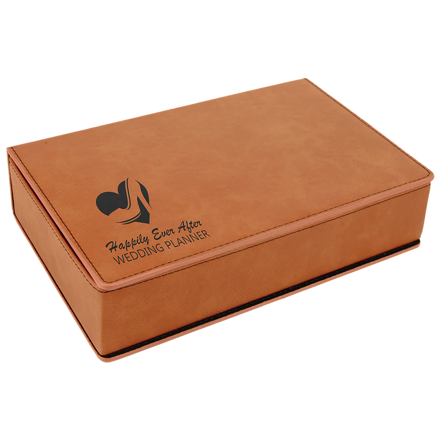 Stainless Steel Rawhide Leatherette Flask Gift Set 2