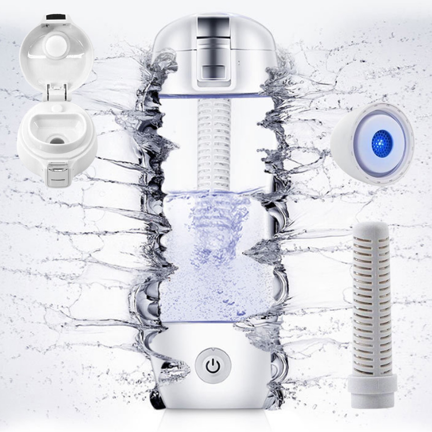 11.83Oz Hydrogen-Rich Generator Water Bottle 1