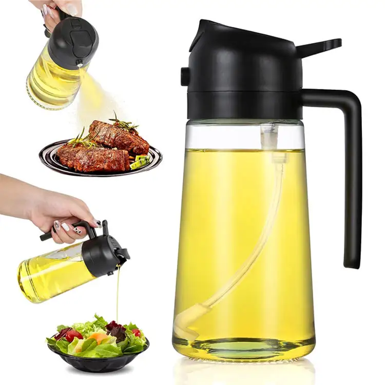 2 in 1 Olive Oil Dispenser Bottle 2