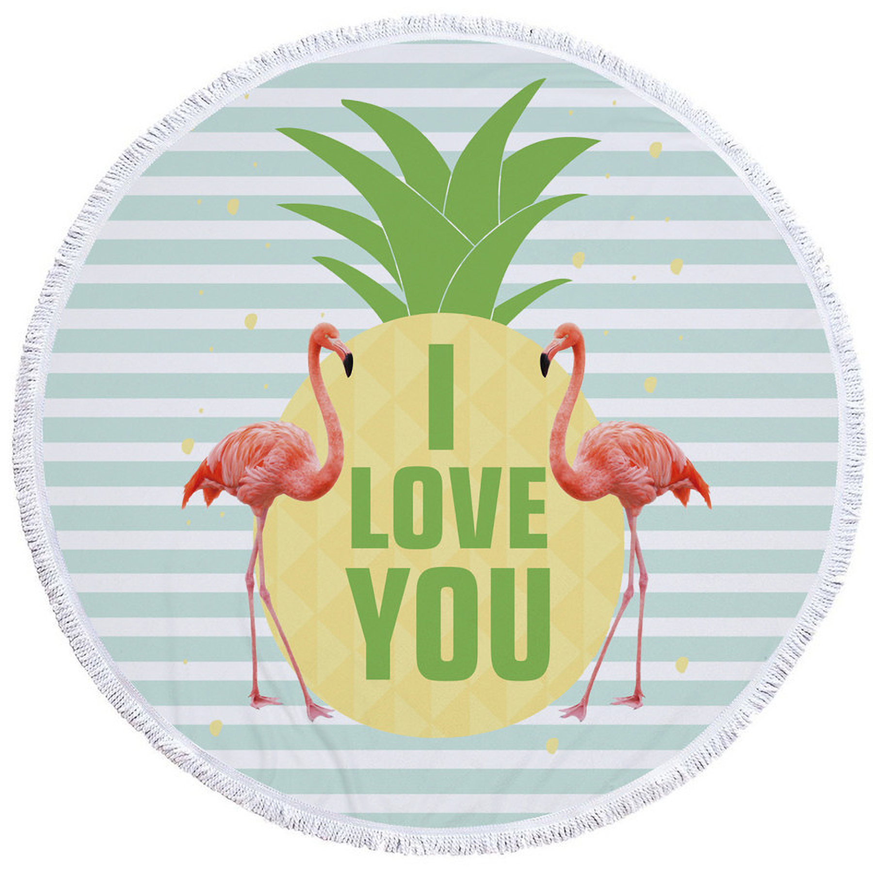 Full Color Microfiber Round Beach Towels 5
