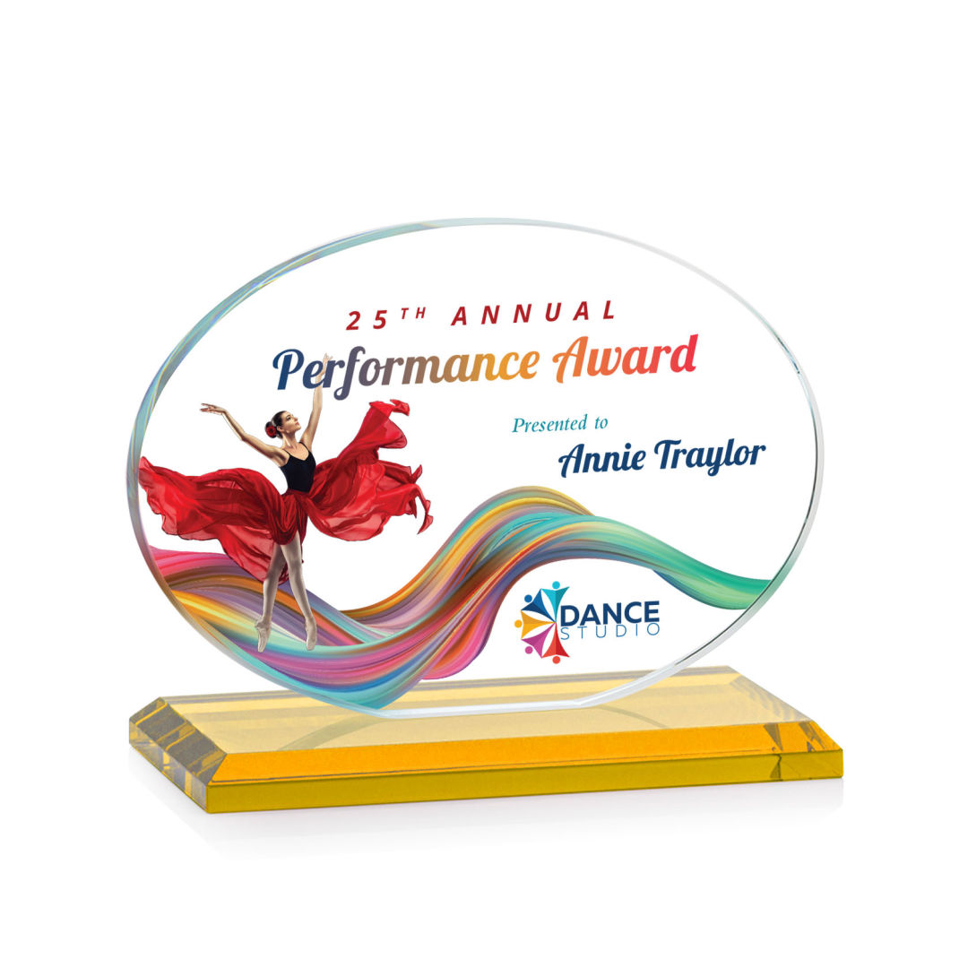 Austin (Horiz) VividPrint™ Award - Amber 9